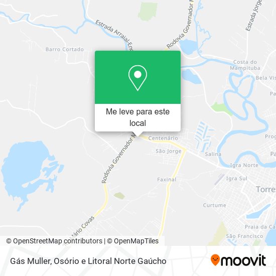 Gás Muller mapa