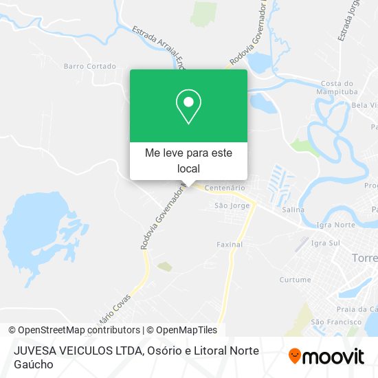 JUVESA VEICULOS LTDA mapa