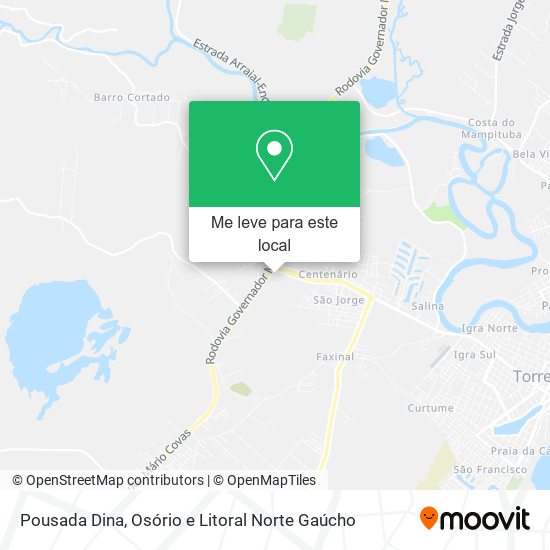Pousada Dina mapa