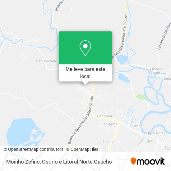 Moinho Zefino mapa