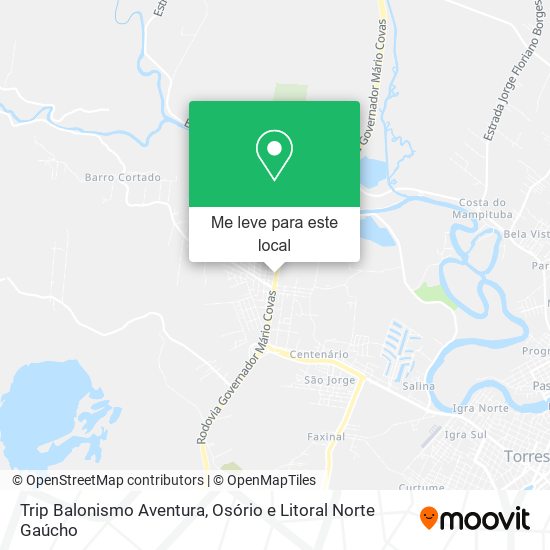 Trip Balonismo Aventura mapa