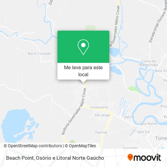 Beach Point mapa