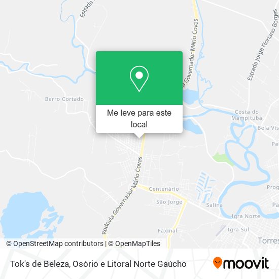 Tok's de Beleza mapa