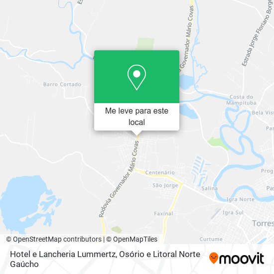 Hotel e Lancheria Lummertz mapa