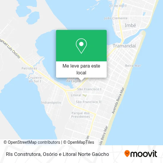 Rls Construtora mapa