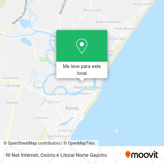Rl Net Internet mapa