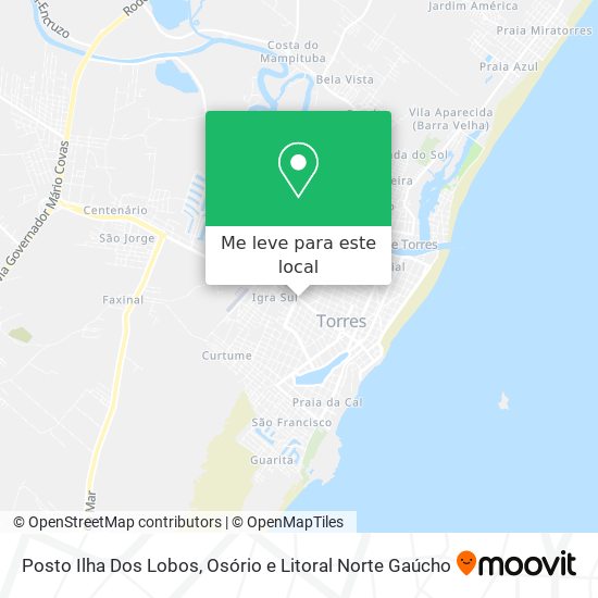 Posto Ilha Dos Lobos mapa