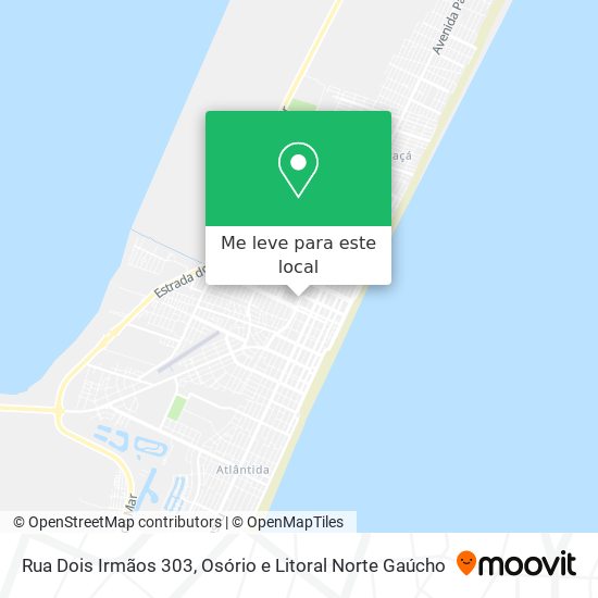 Rua Dois Irmãos 303 mapa