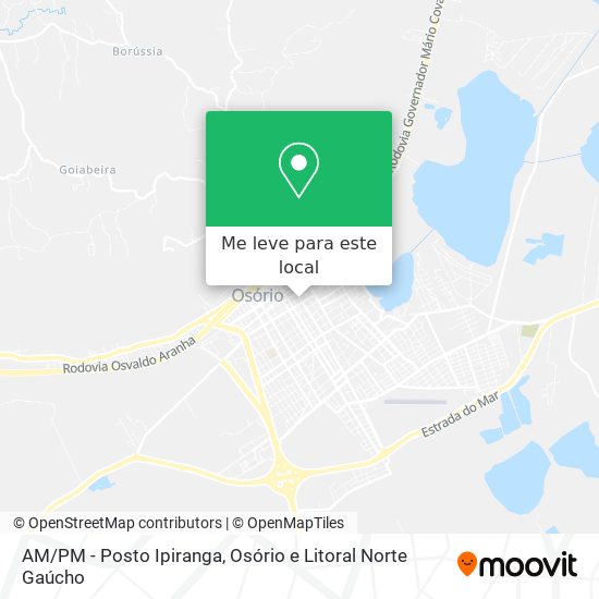 AM/PM - Posto Ipiranga mapa