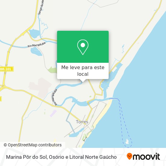 Marina Pôr do Sol mapa