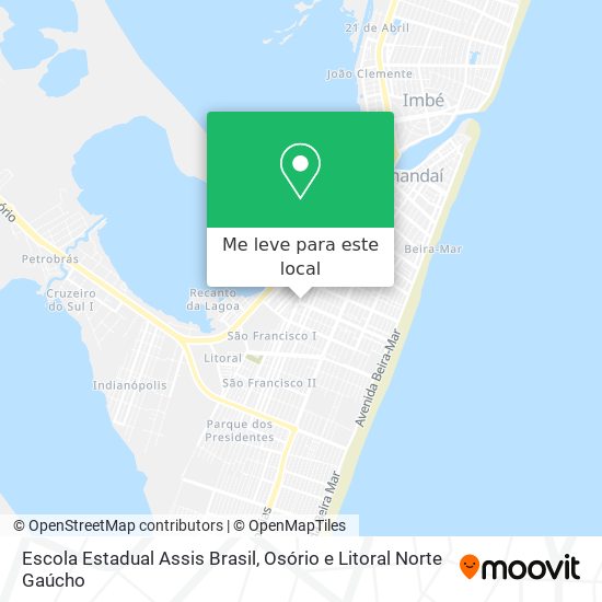 Escola Estadual Assis Brasil mapa