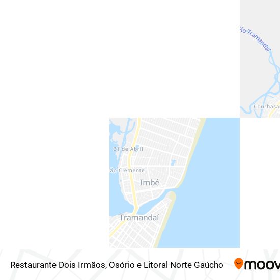 Restaurante Dois Irmãos mapa