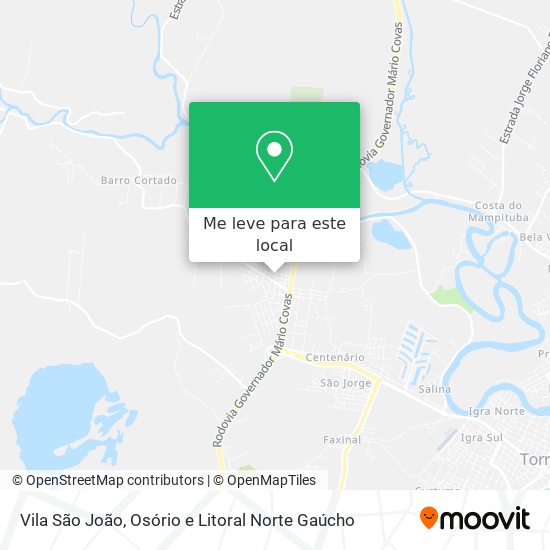 Vila São João mapa