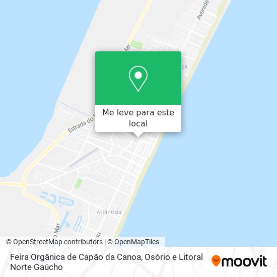 Feira Orgânica de Capão da Canoa mapa