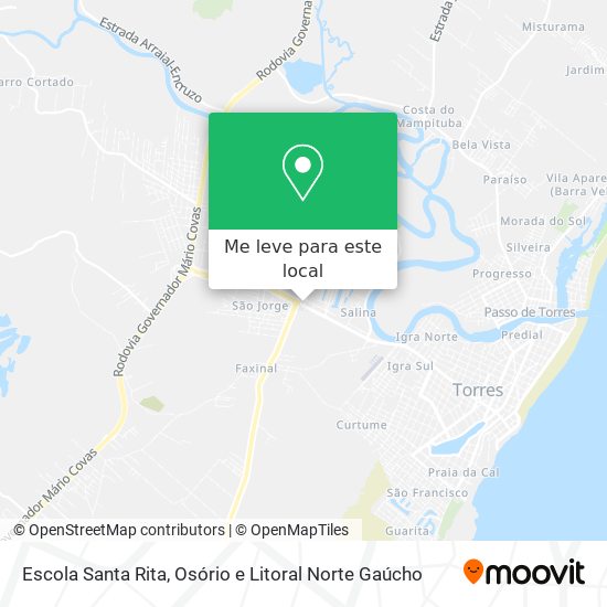 Escola Santa Rita mapa