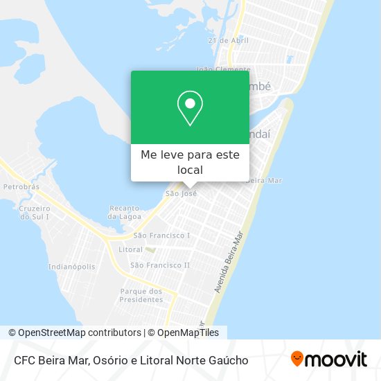 CFC Beira Mar mapa