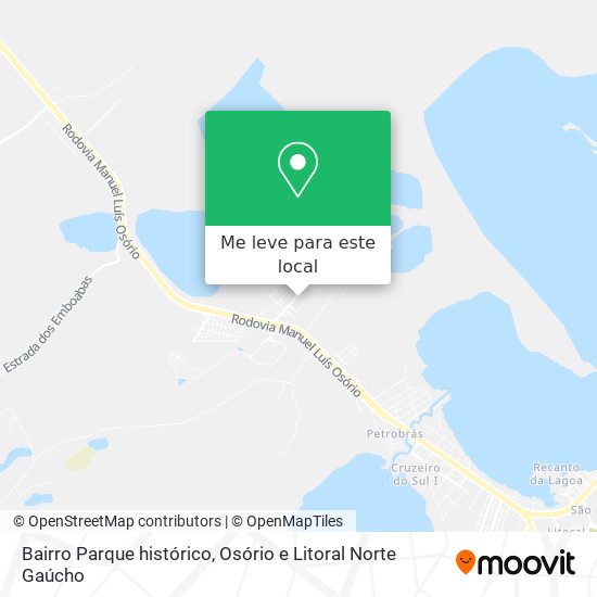 Bairro Parque histórico mapa