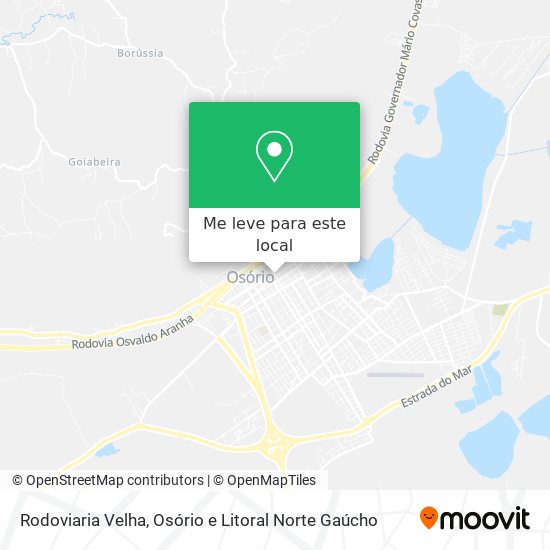 Rodoviaria Velha mapa