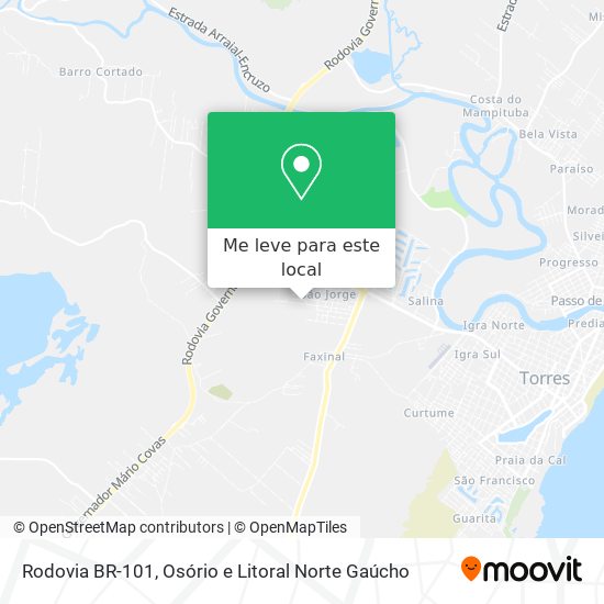 Rodovia BR-101 mapa