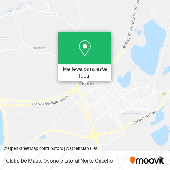 Clube De Mães mapa