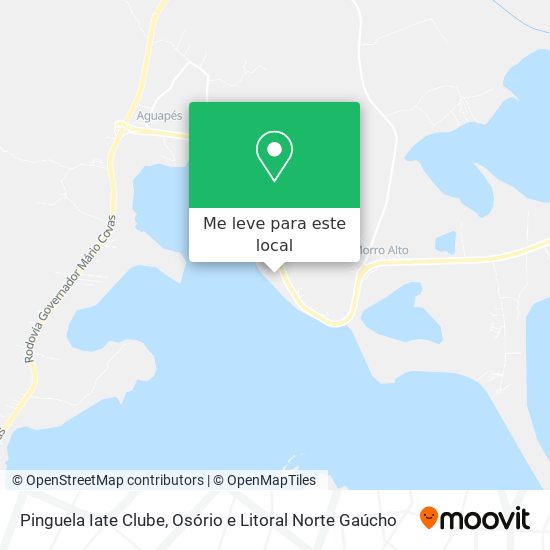 Pinguela Iate Clube mapa