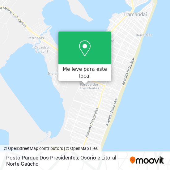 Posto Parque Dos Presidentes mapa