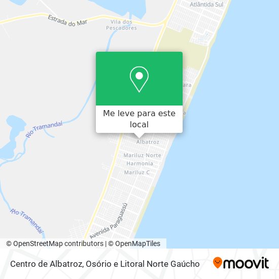 Centro de Albatroz mapa