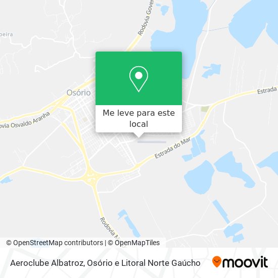 Aeroclube Albatroz mapa