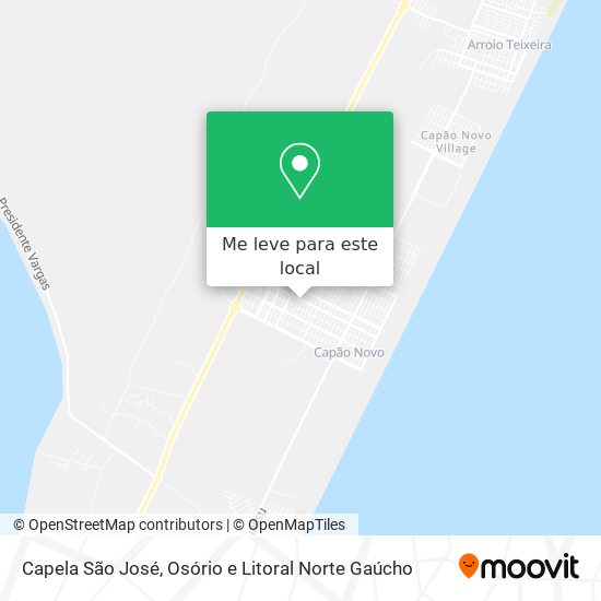 Capela São José mapa