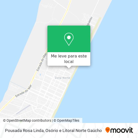 Pousada Rosa Linda mapa