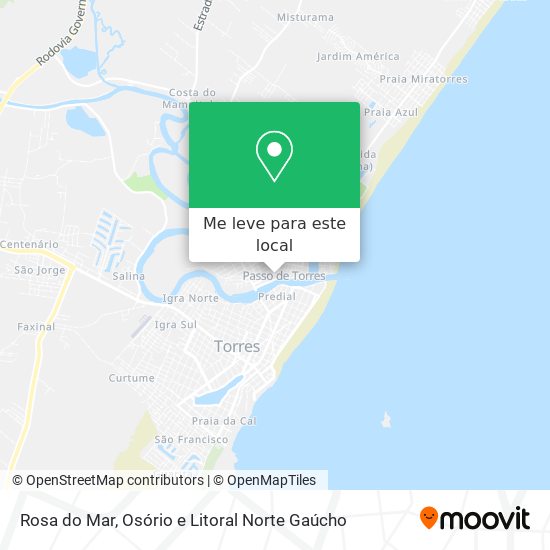 Rosa do Mar mapa