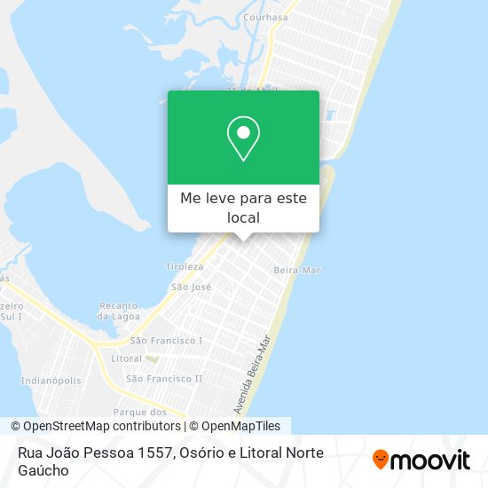 Rua João Pessoa 1557 mapa