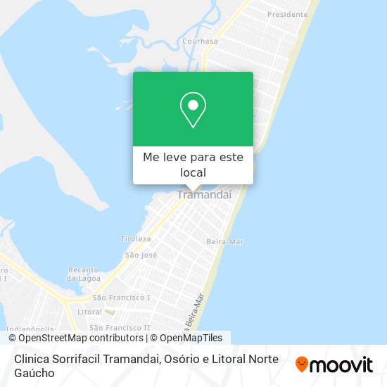 Clinica Sorrifacil Tramandai mapa
