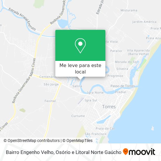 Bairro Engenho Velho mapa