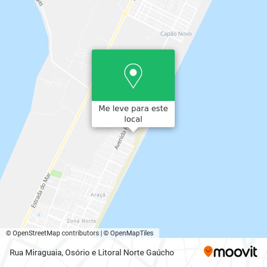 Rua Miraguaia mapa