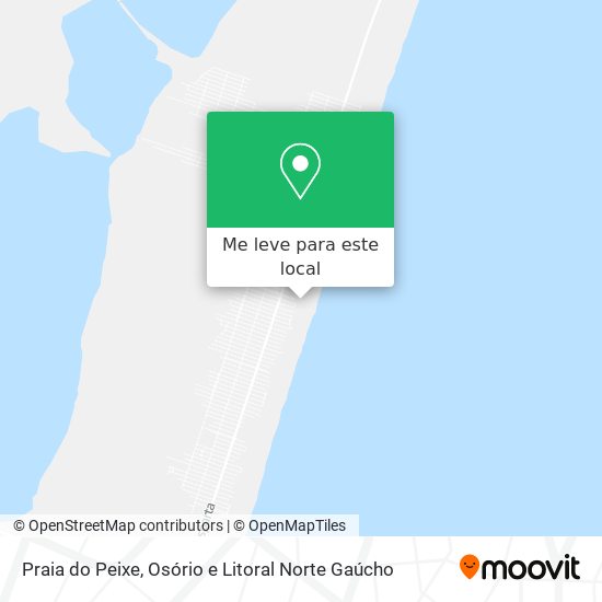 Praia do Peixe mapa