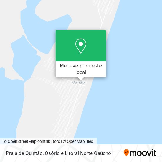 Praia de Quintão mapa