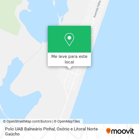 Polo UAB Balneário Pinhal mapa