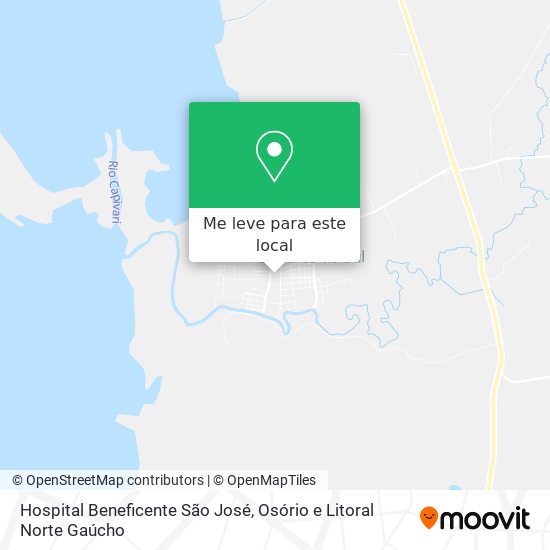 Hospital Beneficente São José mapa