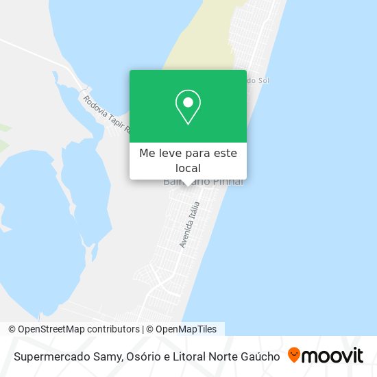 Supermercado Samy mapa