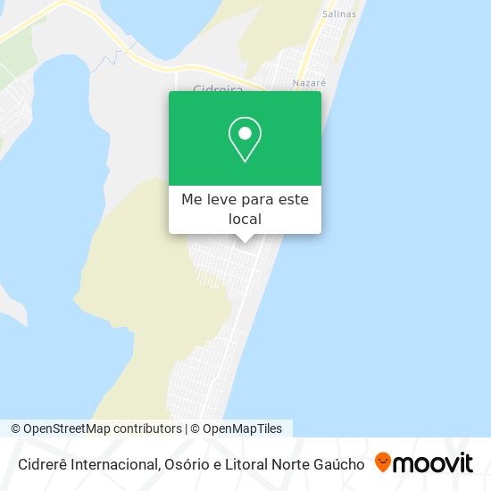 Cidrerê Internacional mapa