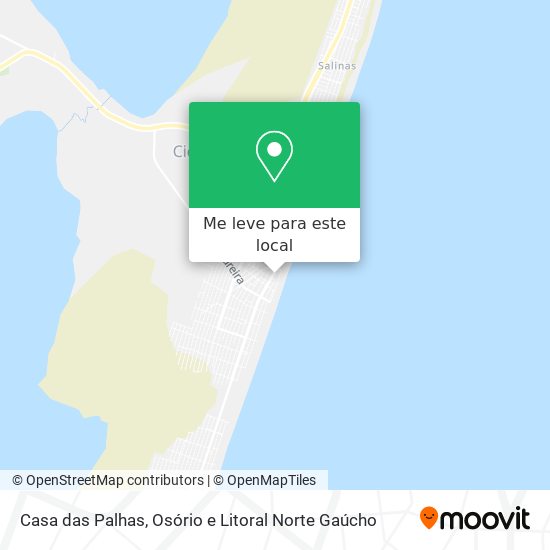 Casa das Palhas mapa