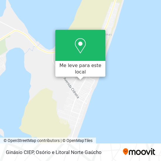 Ginásio CIEP mapa