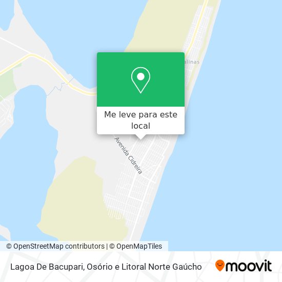 Lagoa De Bacupari mapa