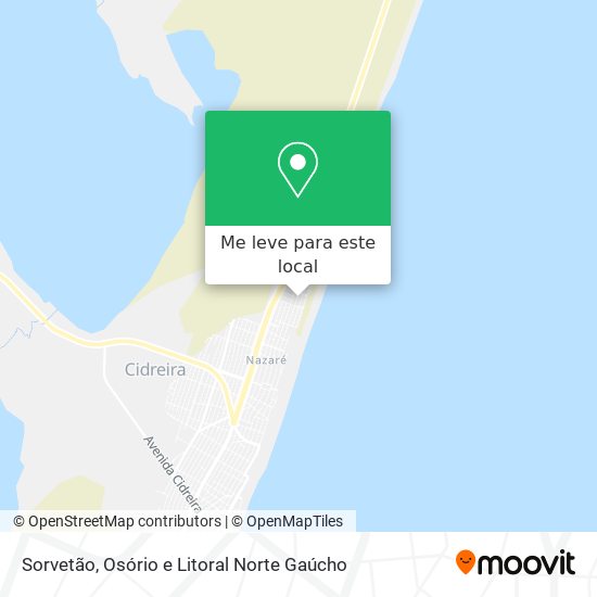 Sorvetão mapa