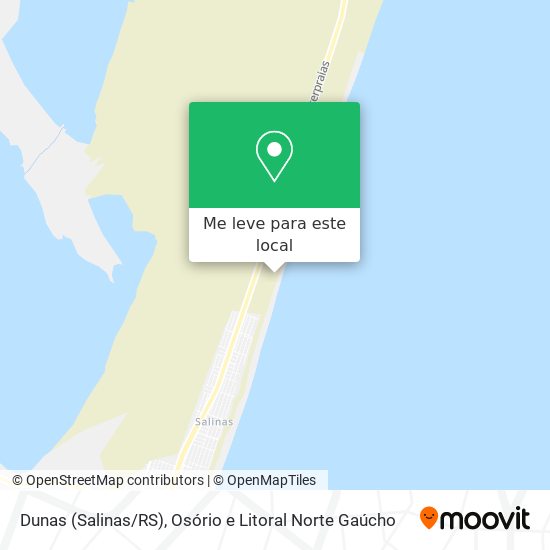 Dunas (Salinas/RS) mapa