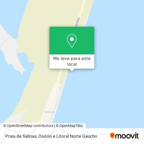 Praia de Salinas mapa