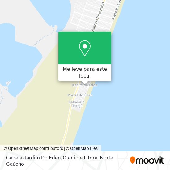 Capela Jardim Do Éden mapa