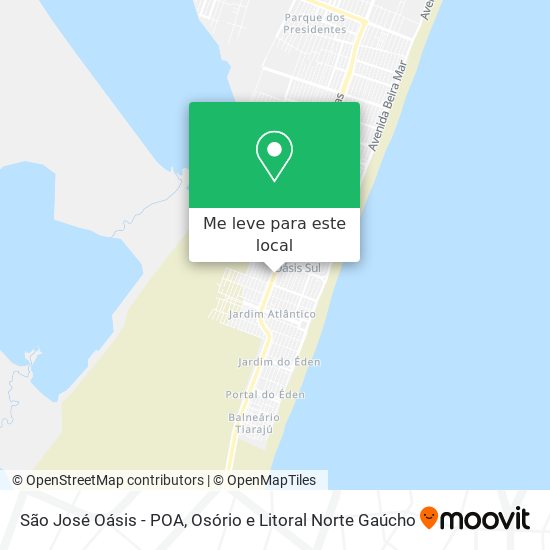 São José Oásis - POA mapa