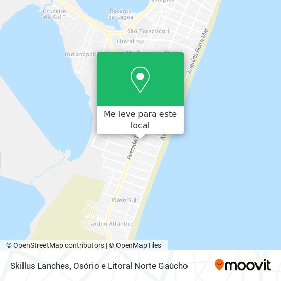 Skillus Lanches mapa